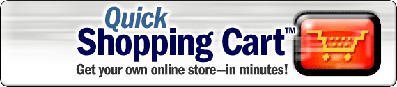 Build and manage your online store with Quick Shopping Cart.